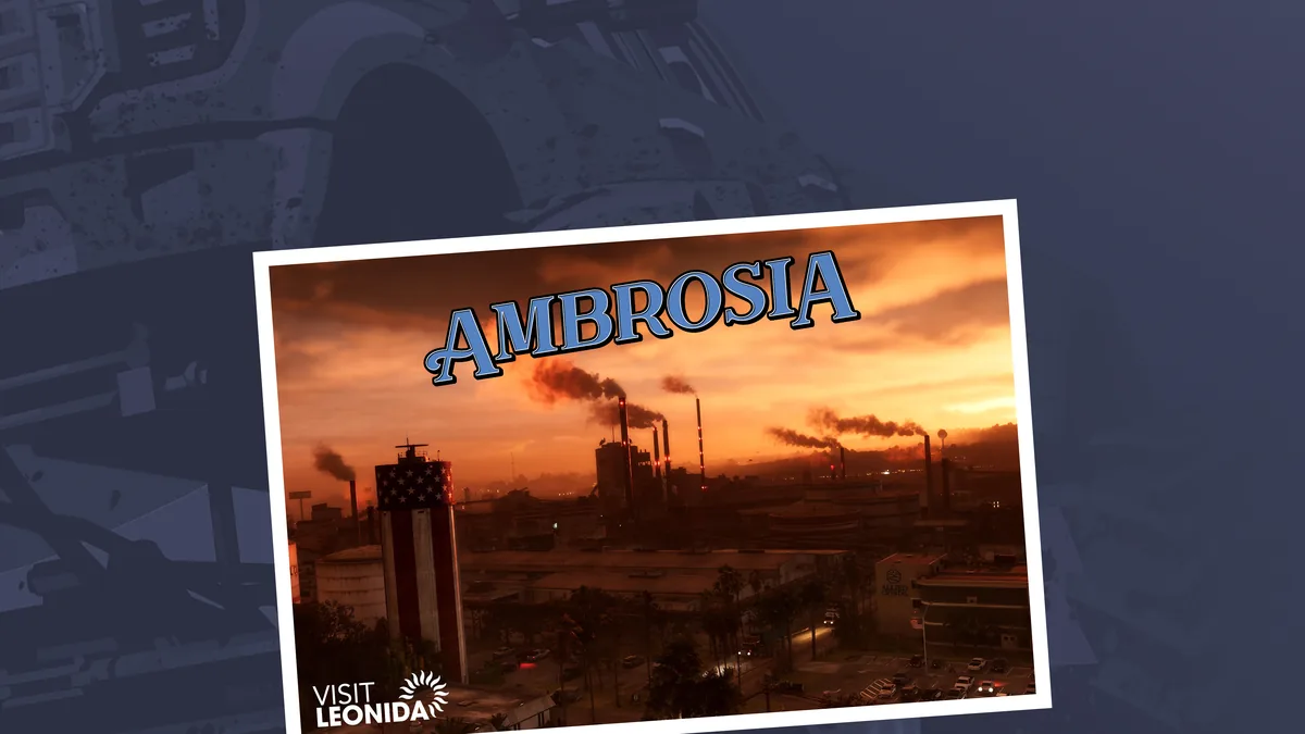 Carte postale officielle d'Ambrosia dans GTA 6