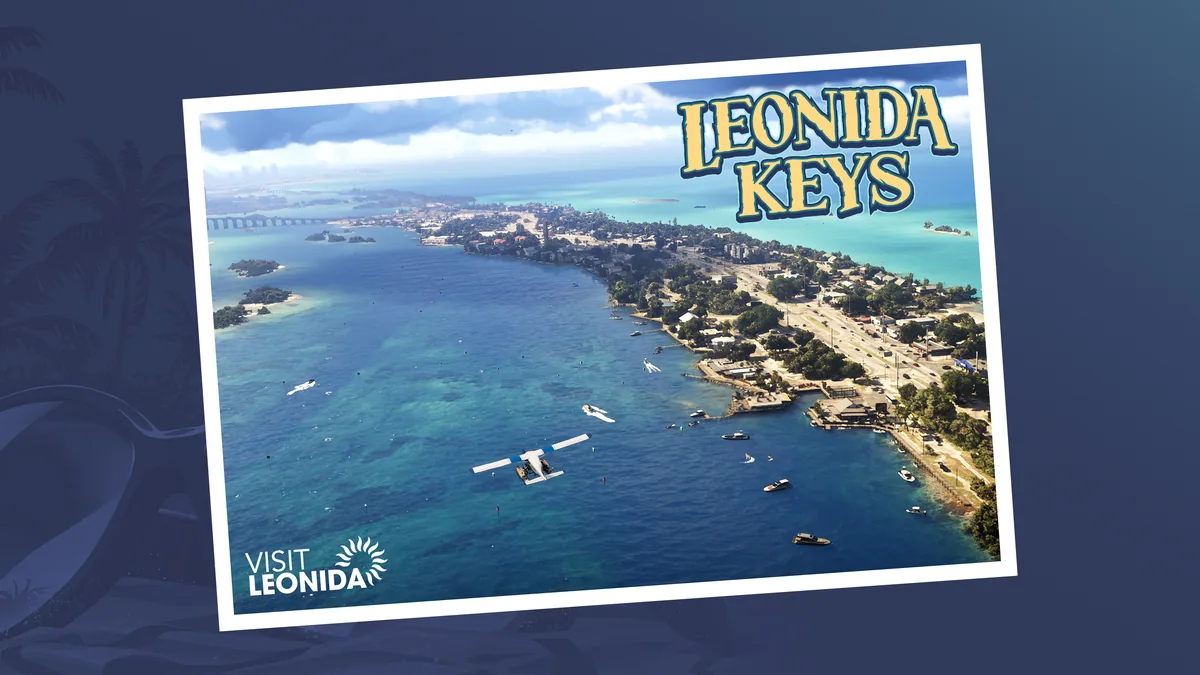 Carte postale officielle des Leonida Keys dans GTA 6