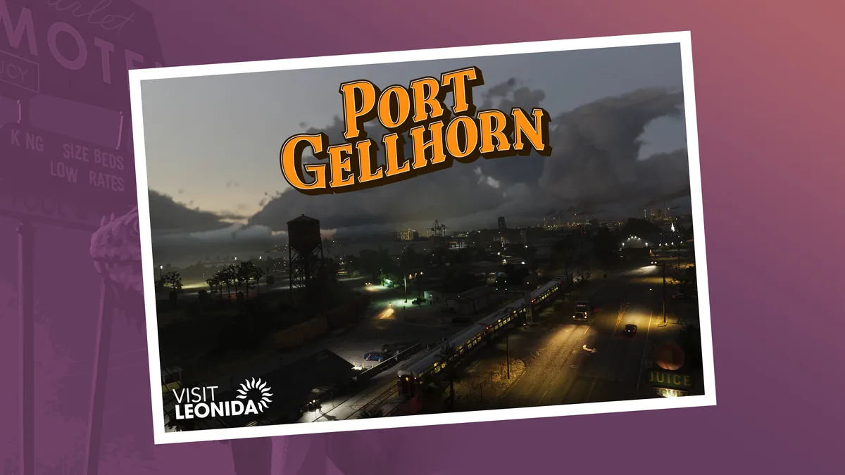 Carte postale officielle de Port Gellhorn dans GTA 6